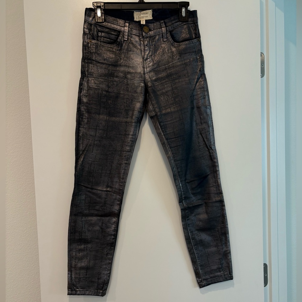 Current Elliot Coated Denim Jeans